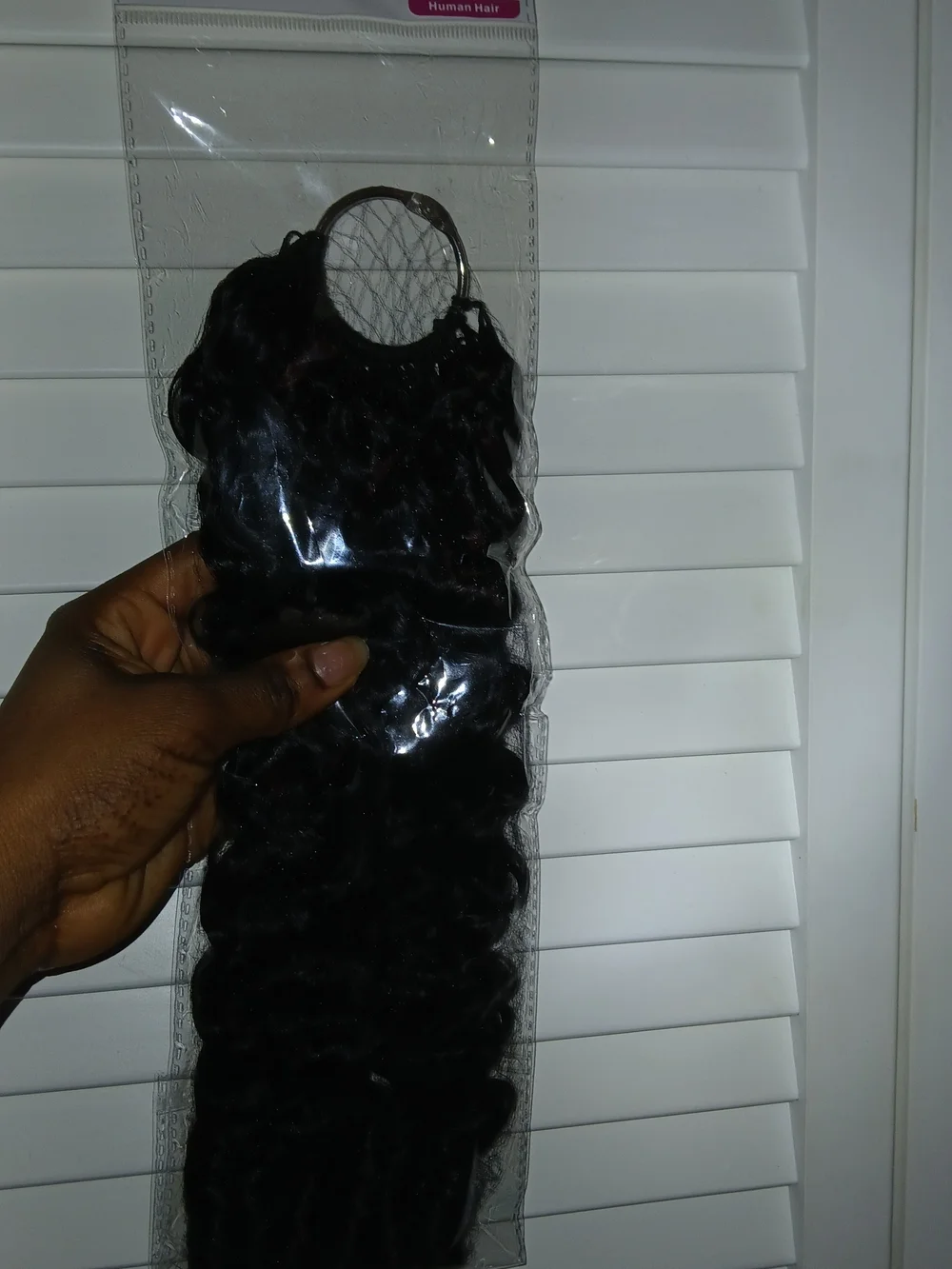 Black Curly Ponytail Hair Extension - Universal Fit